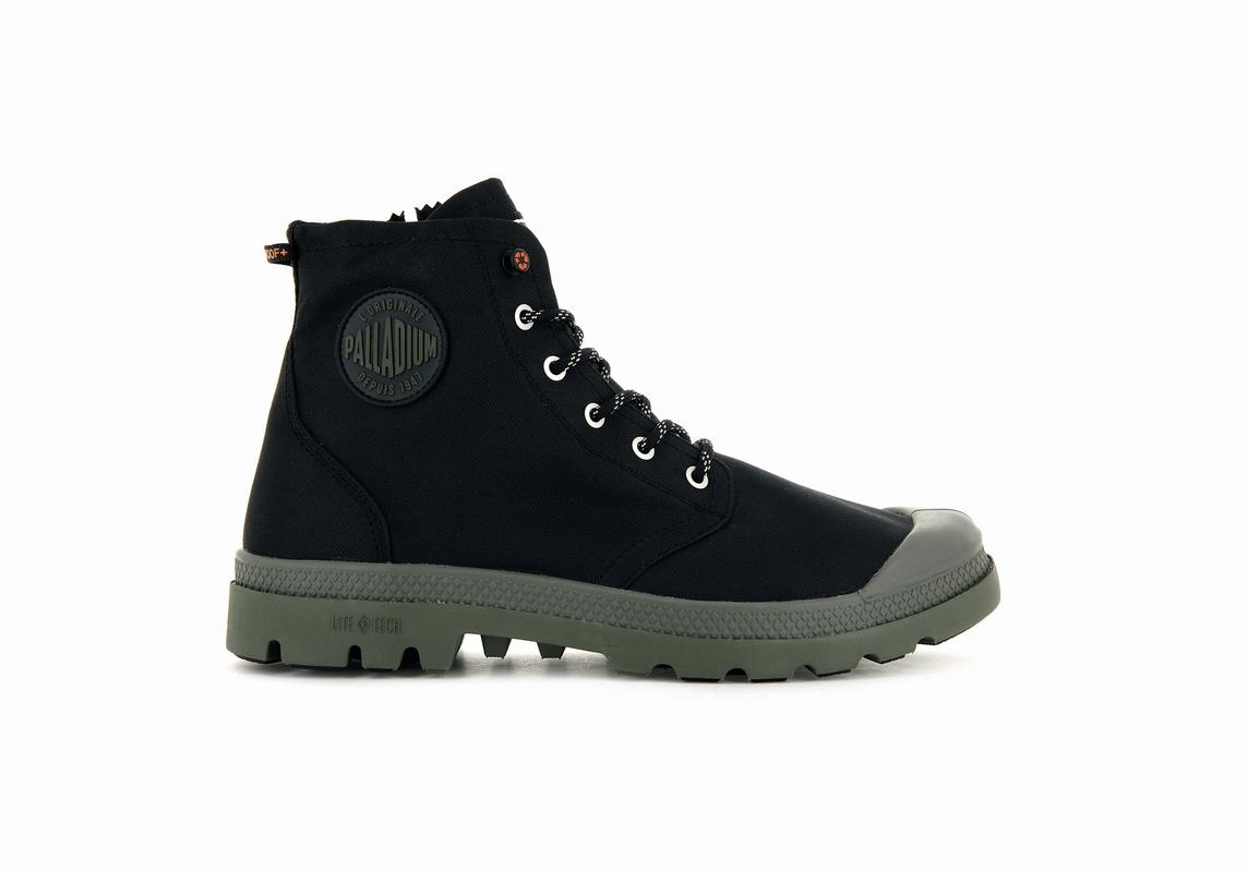 Palladium Pampa Recycle Lite+ Wp+z Muške Vodootporna Čizme Crne ||DS6908512||